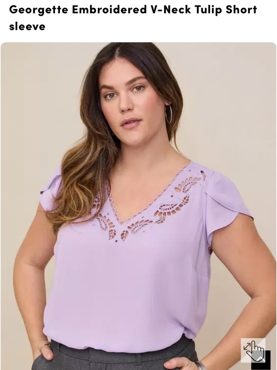 torrid Tops - Torrid Embroidered Top